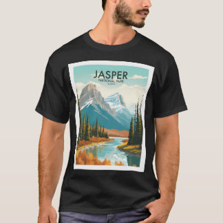 Jasper National Park Travel Poster T-Shirt