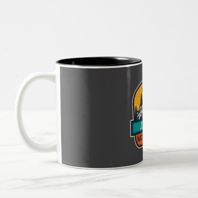 Jasper national park  Two-Tone coffee mug (Left)