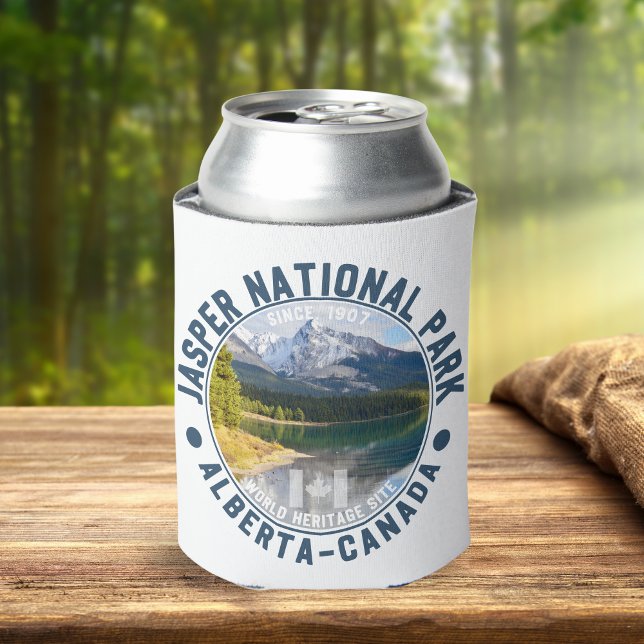 Jasper Park in Alberta, Canada Can Cooler (Creator Uploaded)