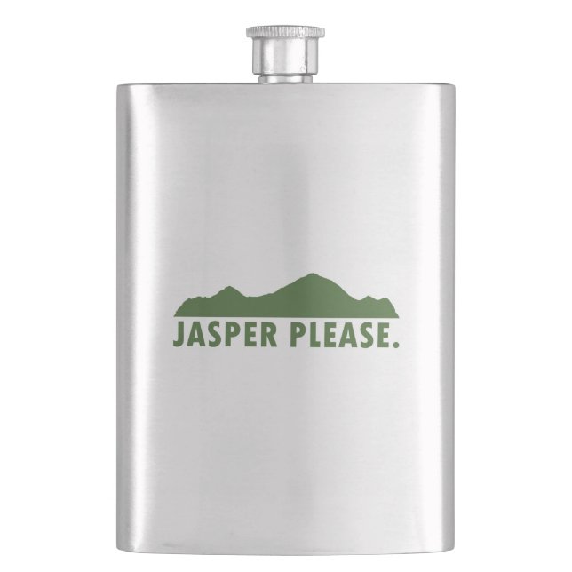 Jasper Please Hip Flask (Front)