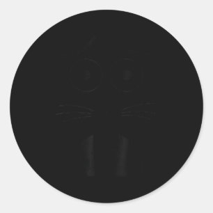 Jasper Rabbit Halloween Costume Funny Boo Jee Booj Classic Round Sticker