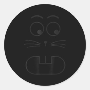 Jasper Rabbit Halloween Costume Funny Boo Jee Booj Classic Round Sticker