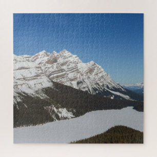 Jasper's Snowy Peyto Lake Jigsaw Puzzle