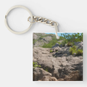 Jathika namalUyana Pink Quartz Mountain .Sri Lanka Key Ring