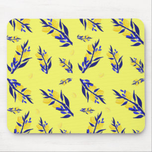 Jaune citron mouse pad