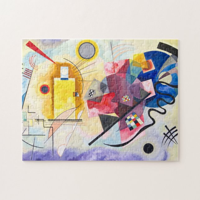 Jaune Rouge Bleu - Wassily Kandinsky - Jigsaw Puzzle (Horizontal)