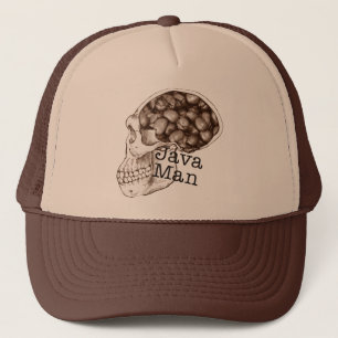 Java Bean Man Trucker Hat