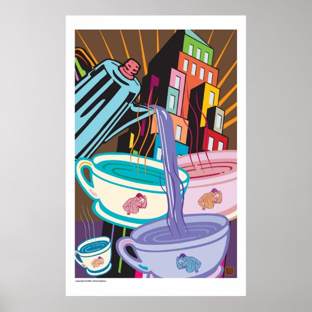 Java City-Print Poster (Front)