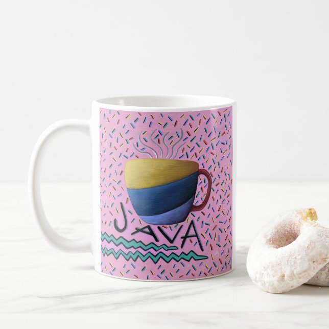 Java Coffee Coffee Mug (With Donut)