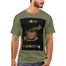 Java Developer Men T-Shirt Black