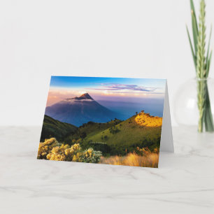 Java, Indonesia, scenic landscape photograph, Card