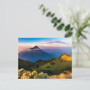 Java, Indonesia, scenic landscape photograph, Postcard