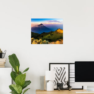 Java, Indonesia, scenic landscape photograph, Poster