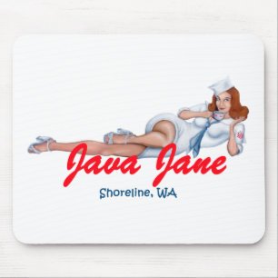 Java Jane Mouse Pad