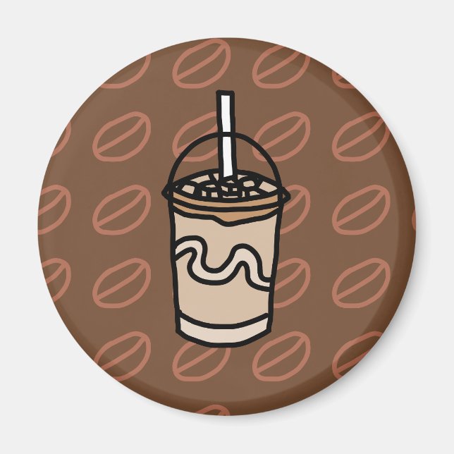 Java Junction Iced Latte Magnet (Front)