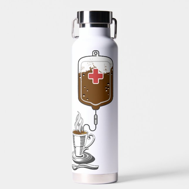 Java Life Thor Copper Vacuum Insulated Water Bottle (Front)