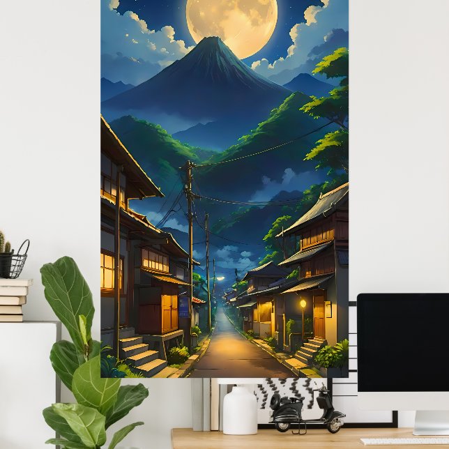 Java Moonlight Poster (Home Office)