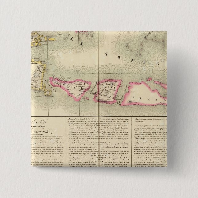 Java Oceania no 27 15 Cm Square Badge (Front)