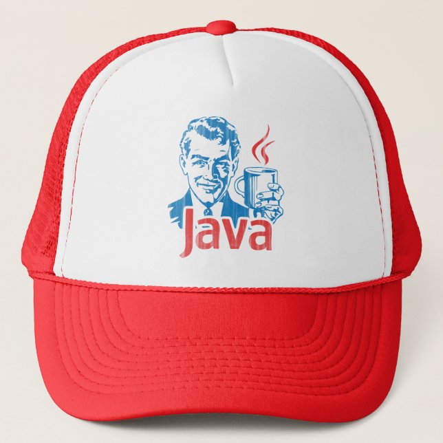 Java Programmer Gift Trucker Hat (Front)