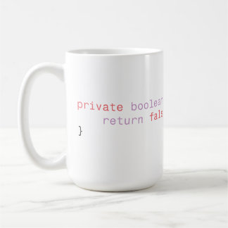 Java snippet code coffee mug