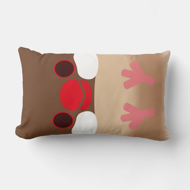 Java sparrow (Fawn) Lumbar Cushion (Front)