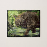 Javan Rhino Art