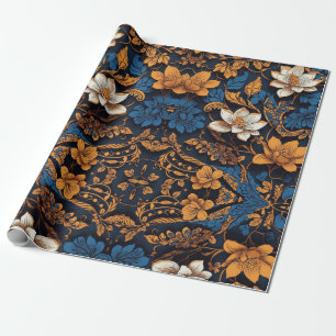 Javanese Batik patterns wrapping paper