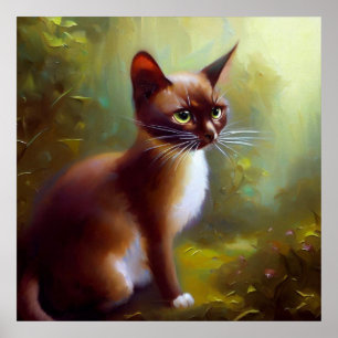 Javanese Cat  Poster