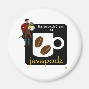 JavaPodz Butterscotch Cream Magnet