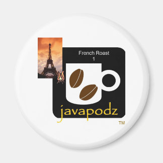 JavaPodz Frig Magnet - French Roast