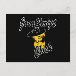 JavaScript Chick #4 Postcard
