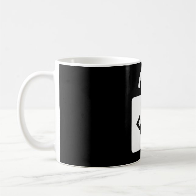 JavaScript Code Coffee Developer Programmer  Mug (Left)