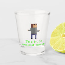 JavaScript Developer Shot Glass