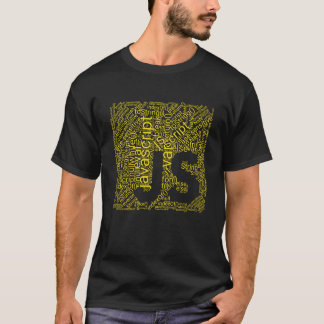 Javascript Logo Wordcloud T-Shirt