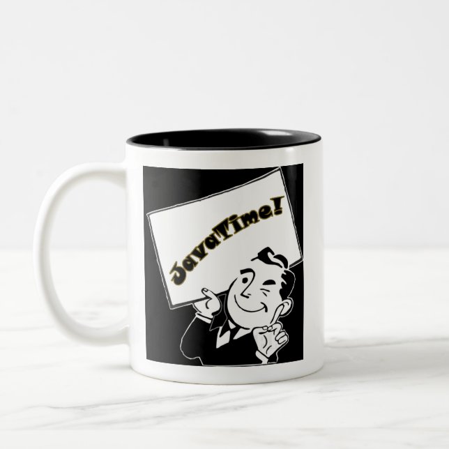 JavaTime! Two-Tone Coffee Mug (Left)