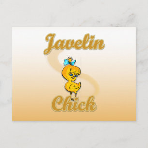 Javelin Chick Postcard