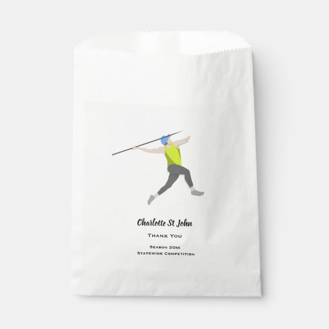 Javelin Favour Bag (Front)