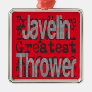 Javelin Thrower Extraordinaire Metal Ornament