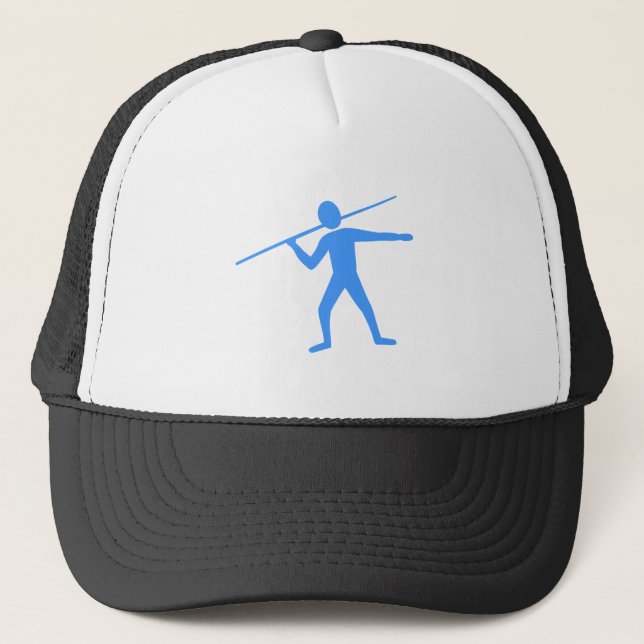 Javelin Trower - Baby Blue Trucker Hat (Front)