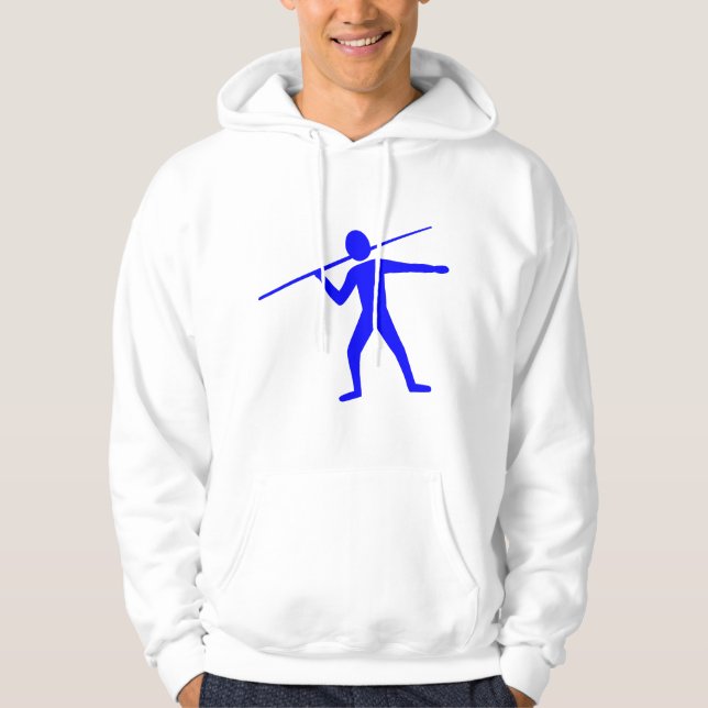 Javelin Trower - Blue Hoodie (Front)