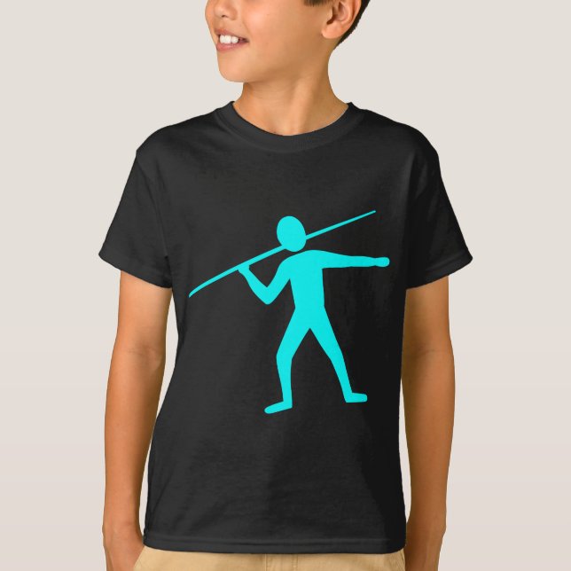 Javelin Trower - Cyan T-Shirt (Front)