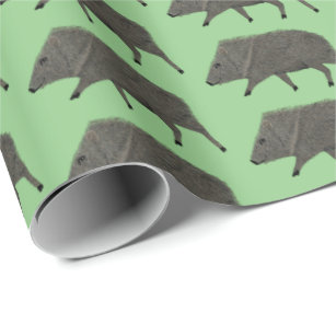 Javelina Desert Animals Pattern Gift   Wrapping Paper