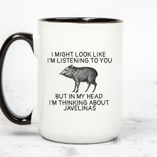 Javelina Mug, Peccary Gifts, Funny Javelina Coffee Mug