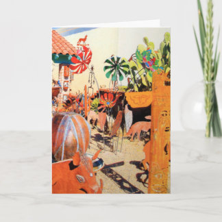 Javelina y Mas greeting card