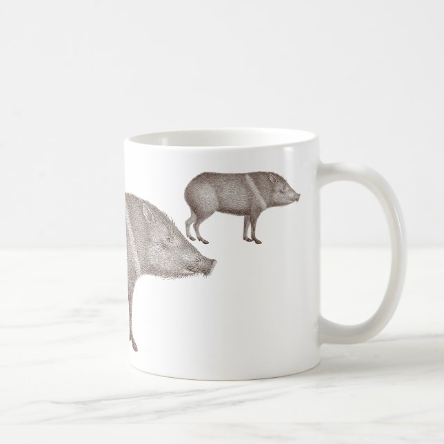Javelinas Collared Peccaries Unique Arizona Mug (Right)