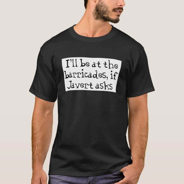 Javert Les Miserables T-Shirt (Front)