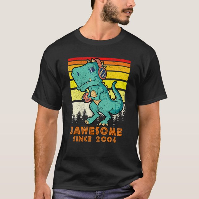 Jawesome Awesome Gamer Since 2004 For Video Game F T-Shirt (Front)