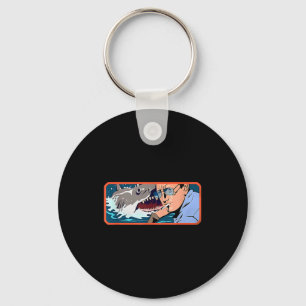 Jaws Shark Key Ring