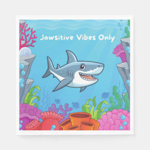 Jawsitive Vibes Only Luncheon Napkins