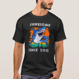 Jawsome Awesome Since 2015 Sharks Sea Ocean Fans B T-Shirt